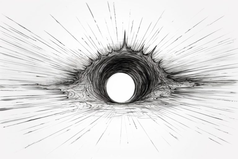 how to draw a wormhole