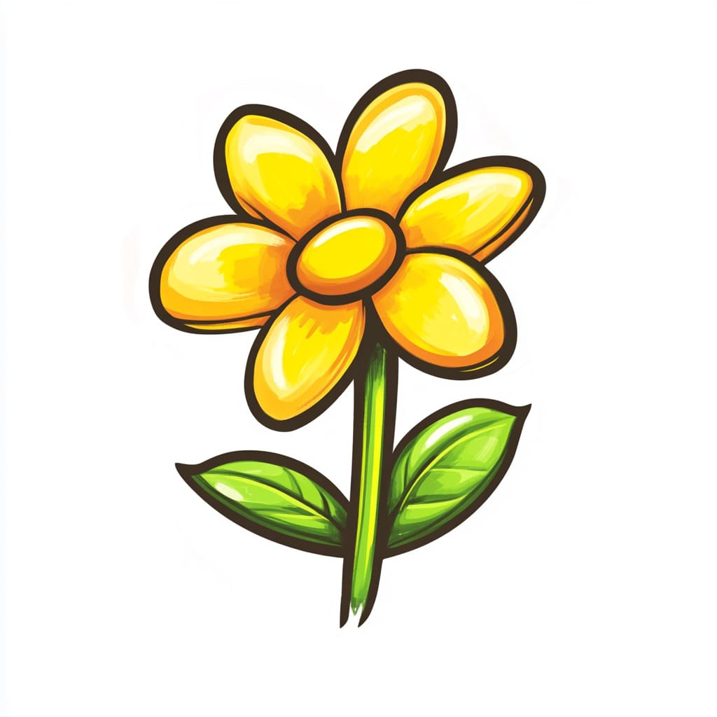 flower stem logo