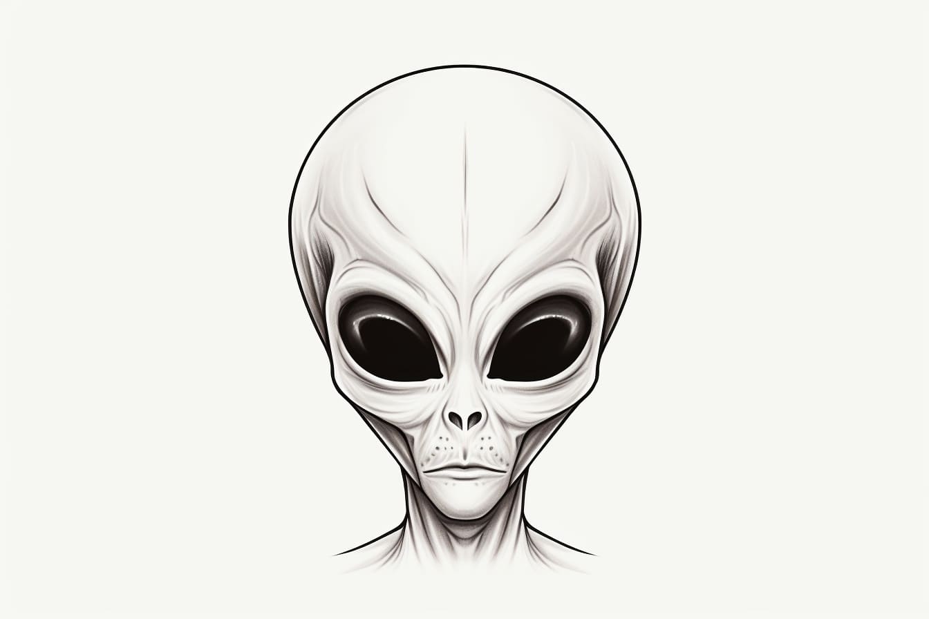 How to Draw an Alien Face
