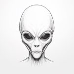 How to Draw an Alien Head