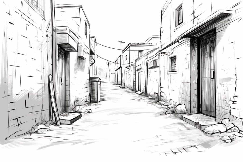 How to Draw an Alleyway - Yonderoo