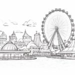 How to Draw an Amusement Park