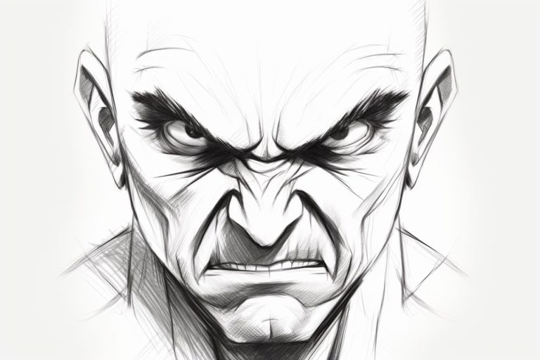 How to Draw an Angry Face