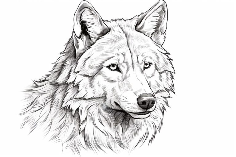 How to Draw an Arctic Wolf