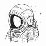 How to Draw an Astronaut Helmet