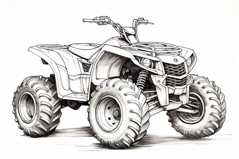 How to Draw an ATV