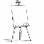 How to Draw an Easel