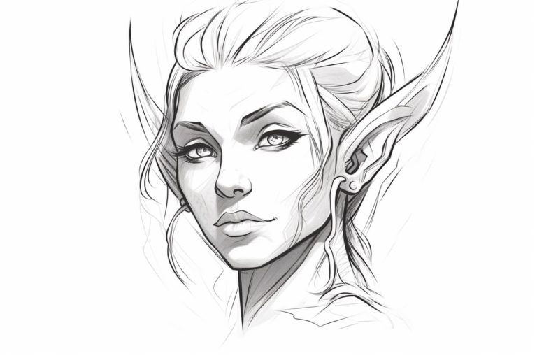 How to Draw an Elf Face