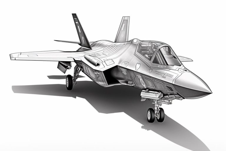 How to Draw an F35