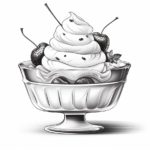 How to Draw an Ice Cream Sundae