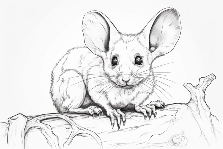how to draw a jerboa