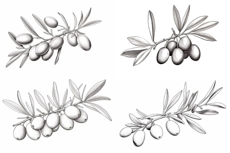 How to Draw an Olive