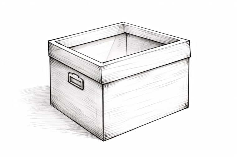 How to Draw an Open Box