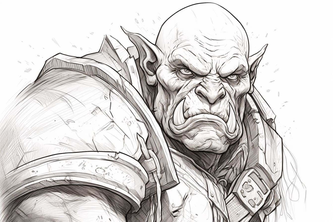 How to Draw an Orc