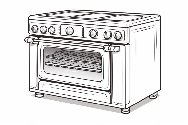 How to Draw an Oven