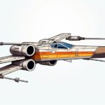 How to Draw an X-wing