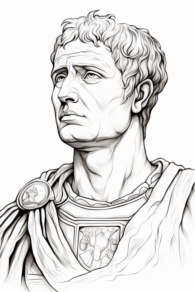 portrait of Julius Caesar