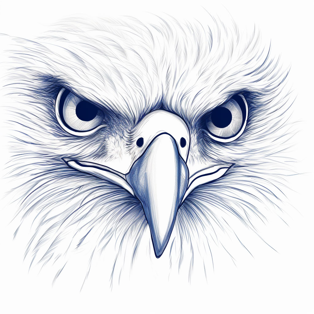 Eagle eyes sketch