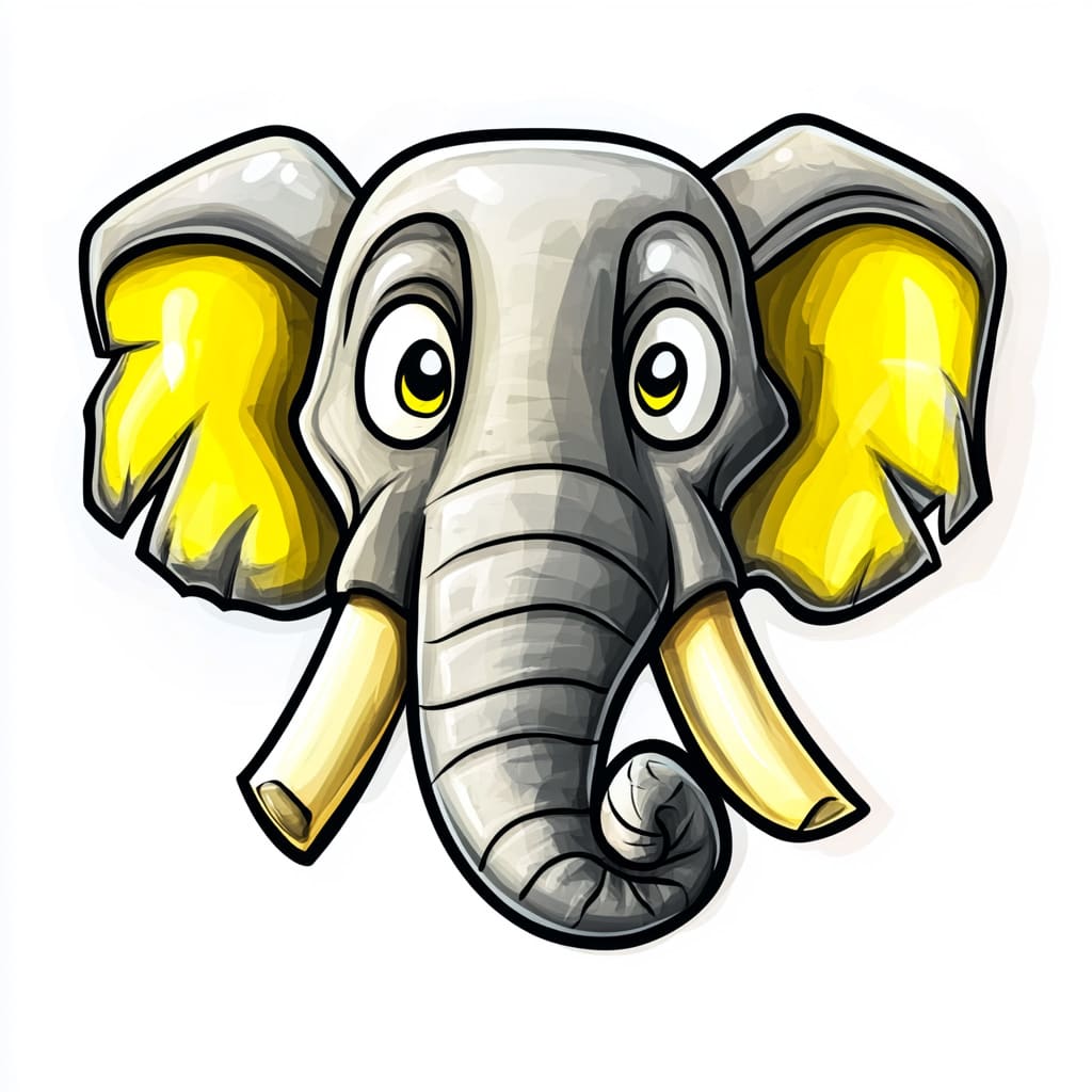 How to Draw an African Elephant logo