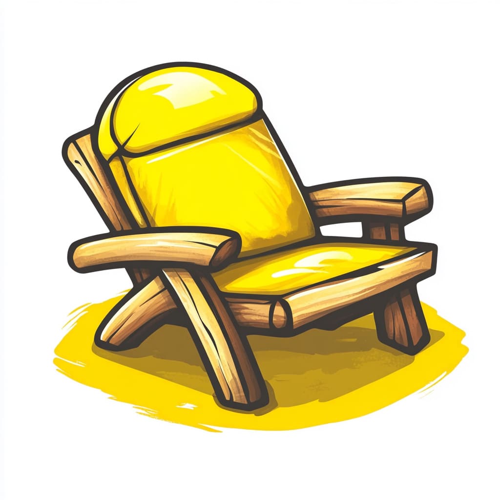 How to Draw a Beach Chair logo