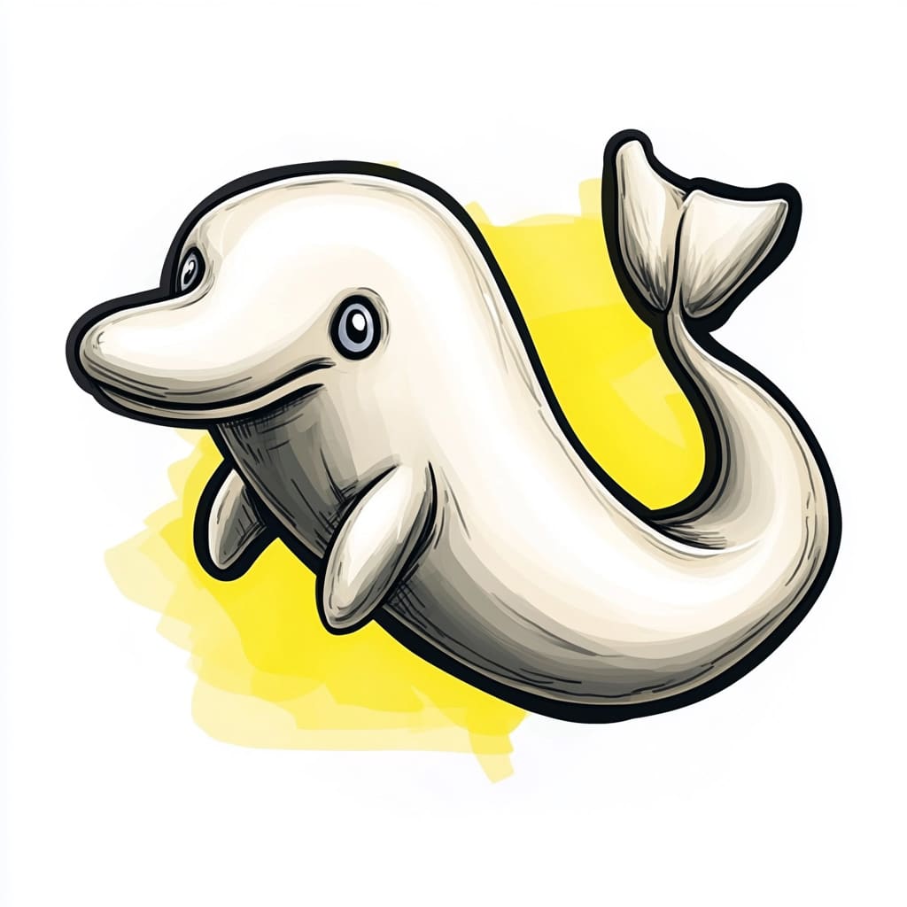 How to Draw a Dugong logo