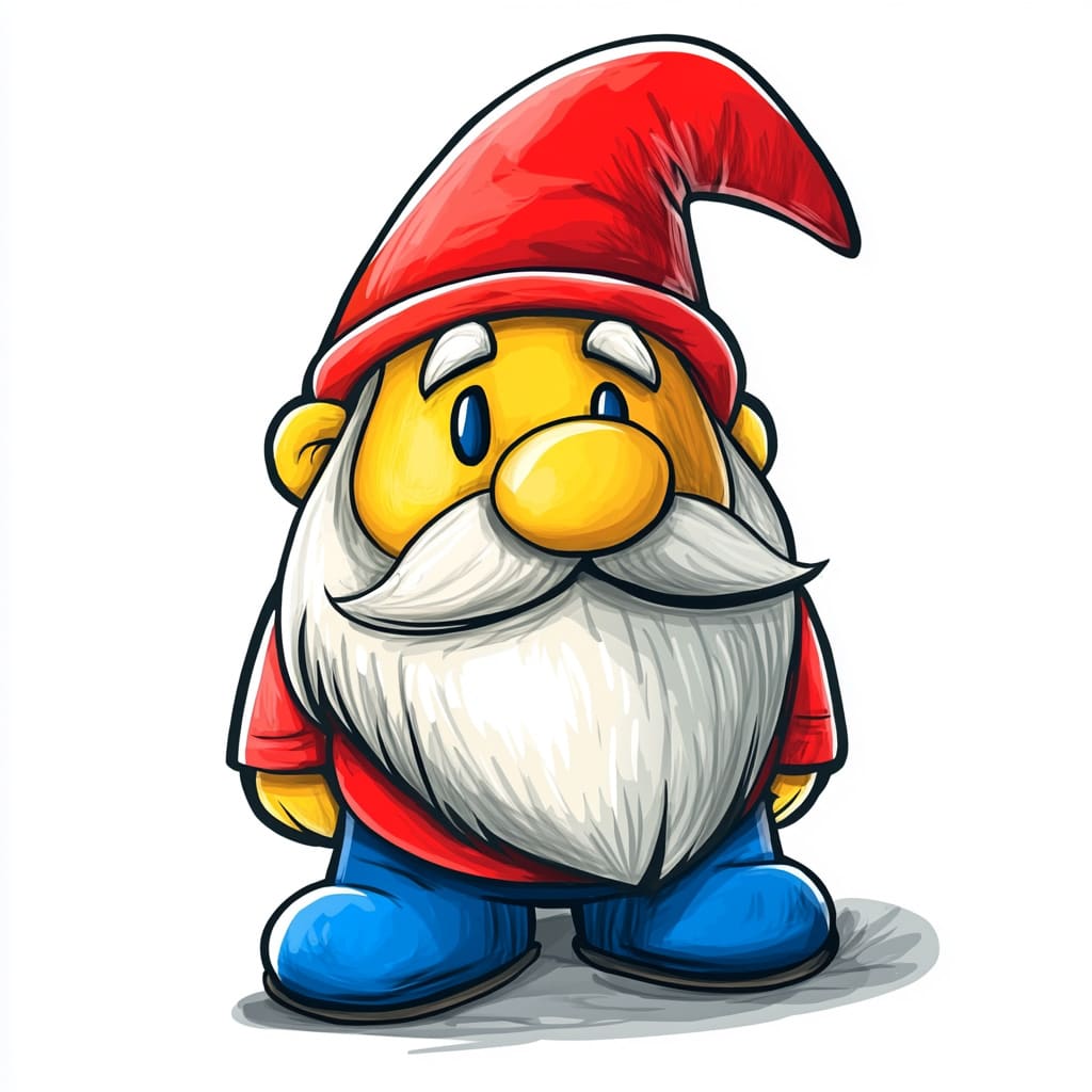 How to Draw a Gnome logo