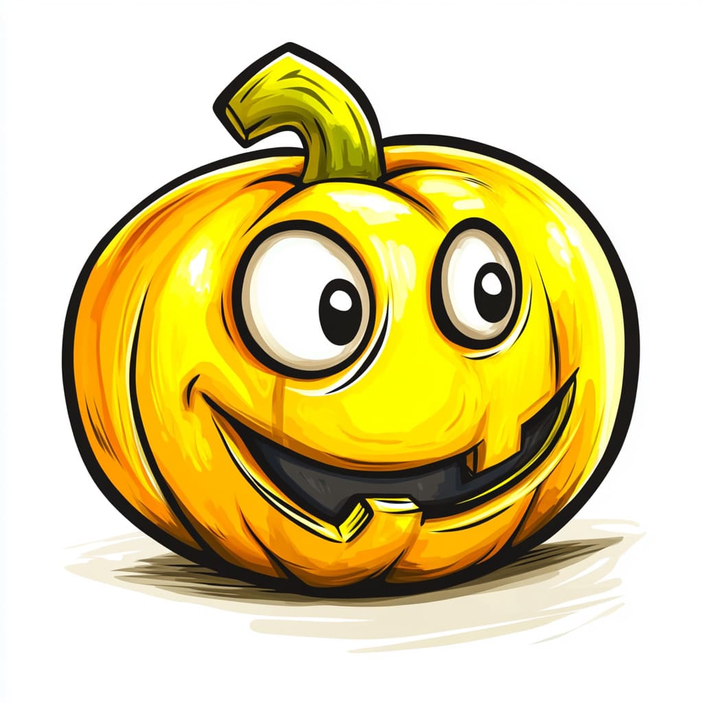 How to Draw a Pumpkin Face logo