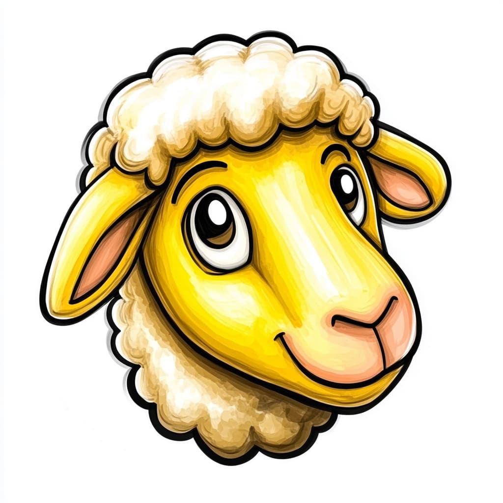 How to Draw a Sheep logo