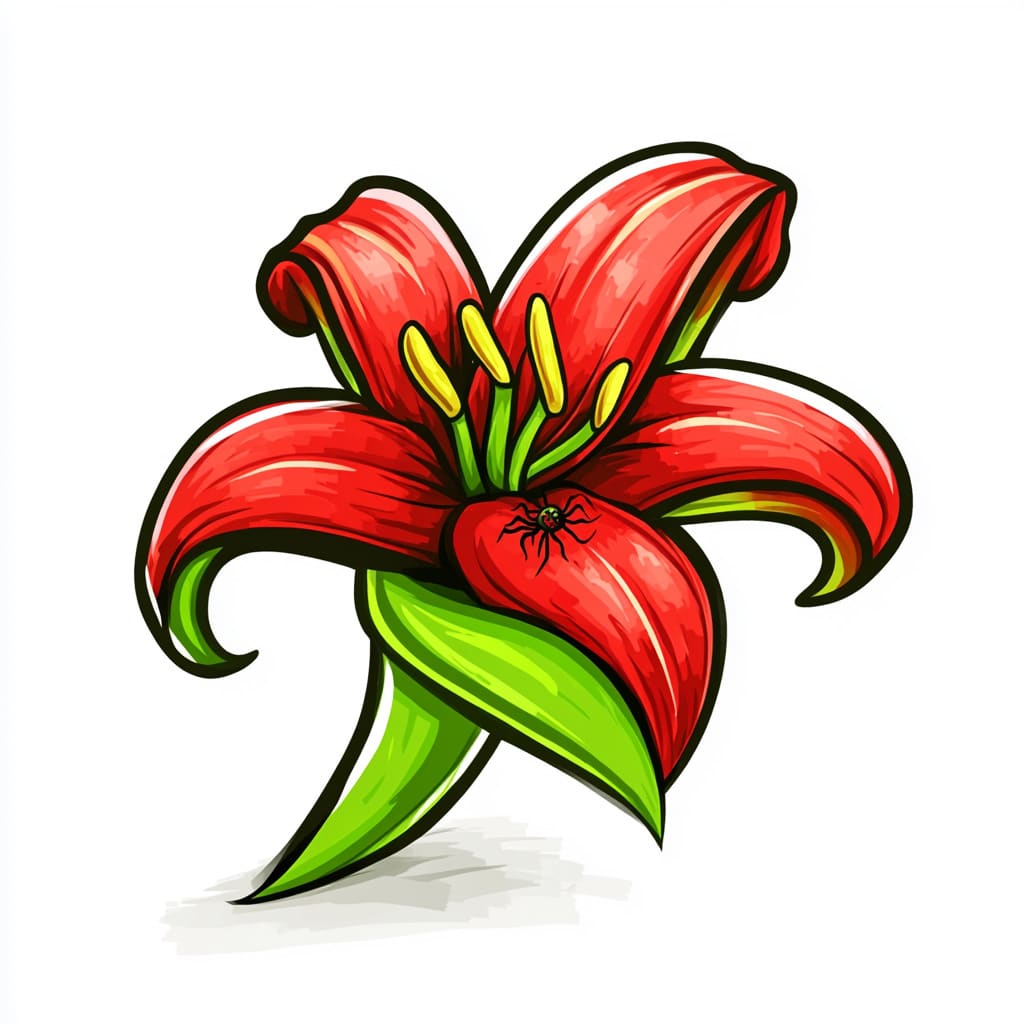 spider lily logo