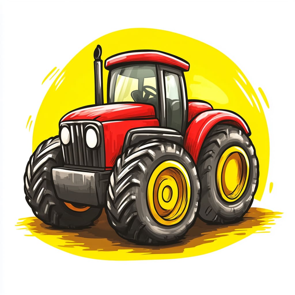 How to Draw a Tractor in 7 Easy Steps logo