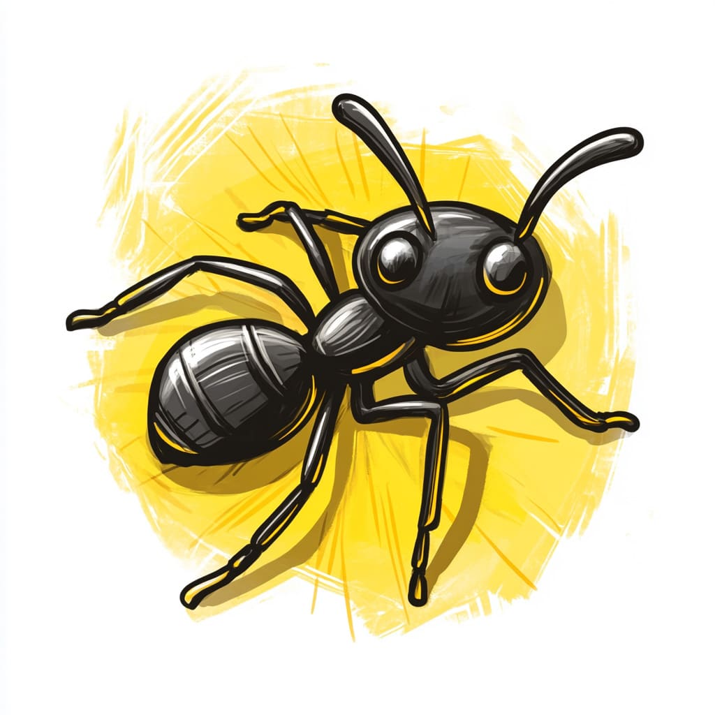 How to Draw an Ant logo