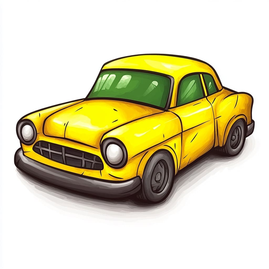 How to Draw a Classic Car logo