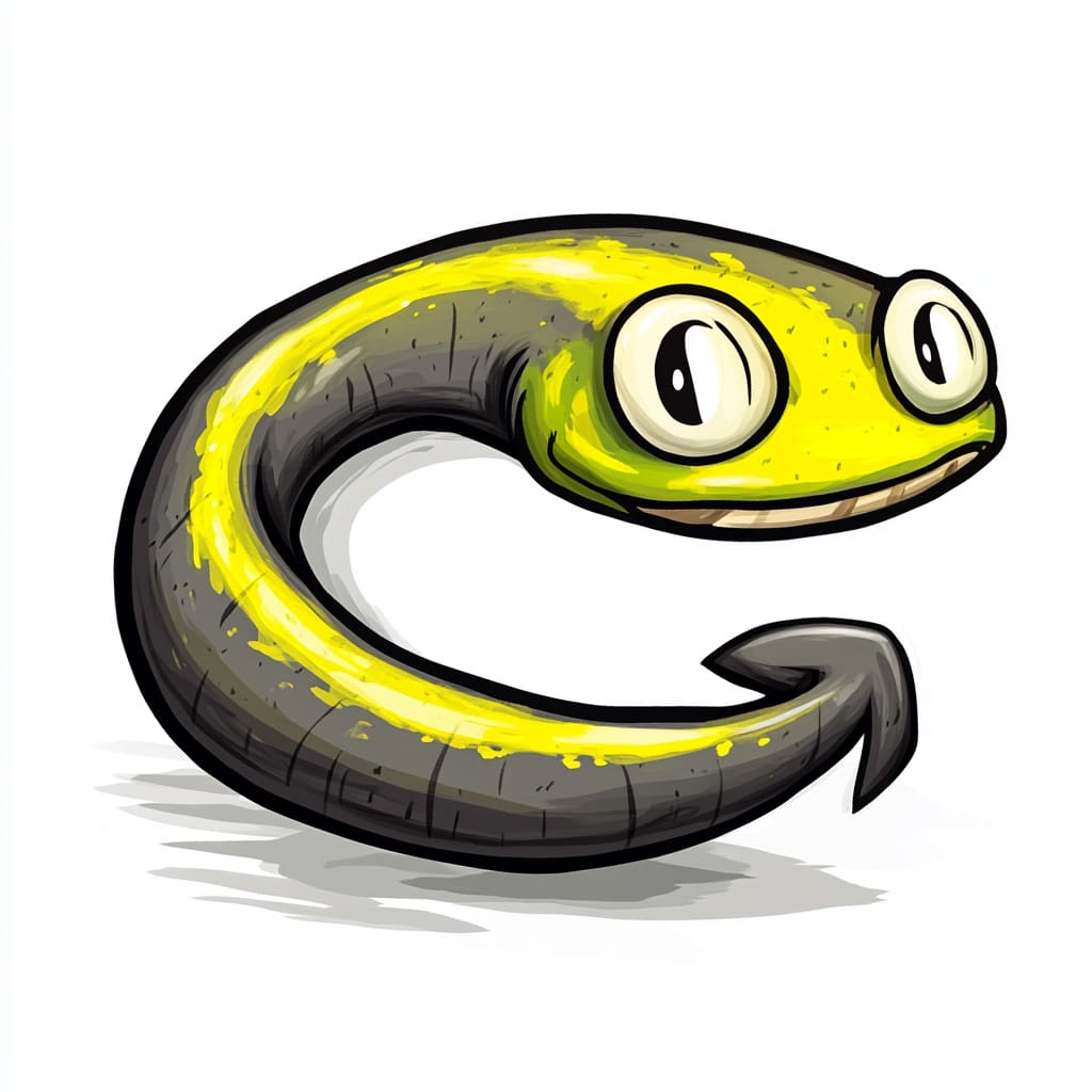 How to Draw an Eel logo