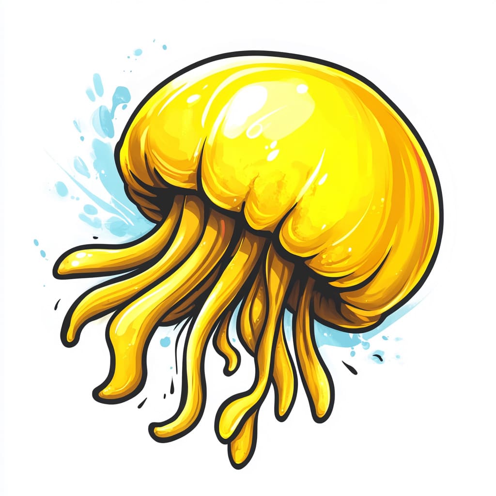 How to Draw a Jellyfish logo