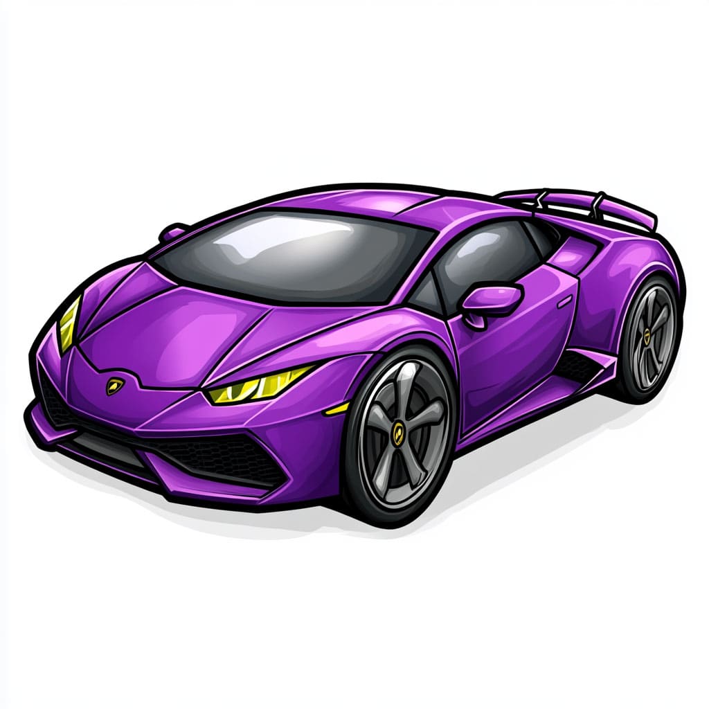 How to Draw a Lamborghini logo