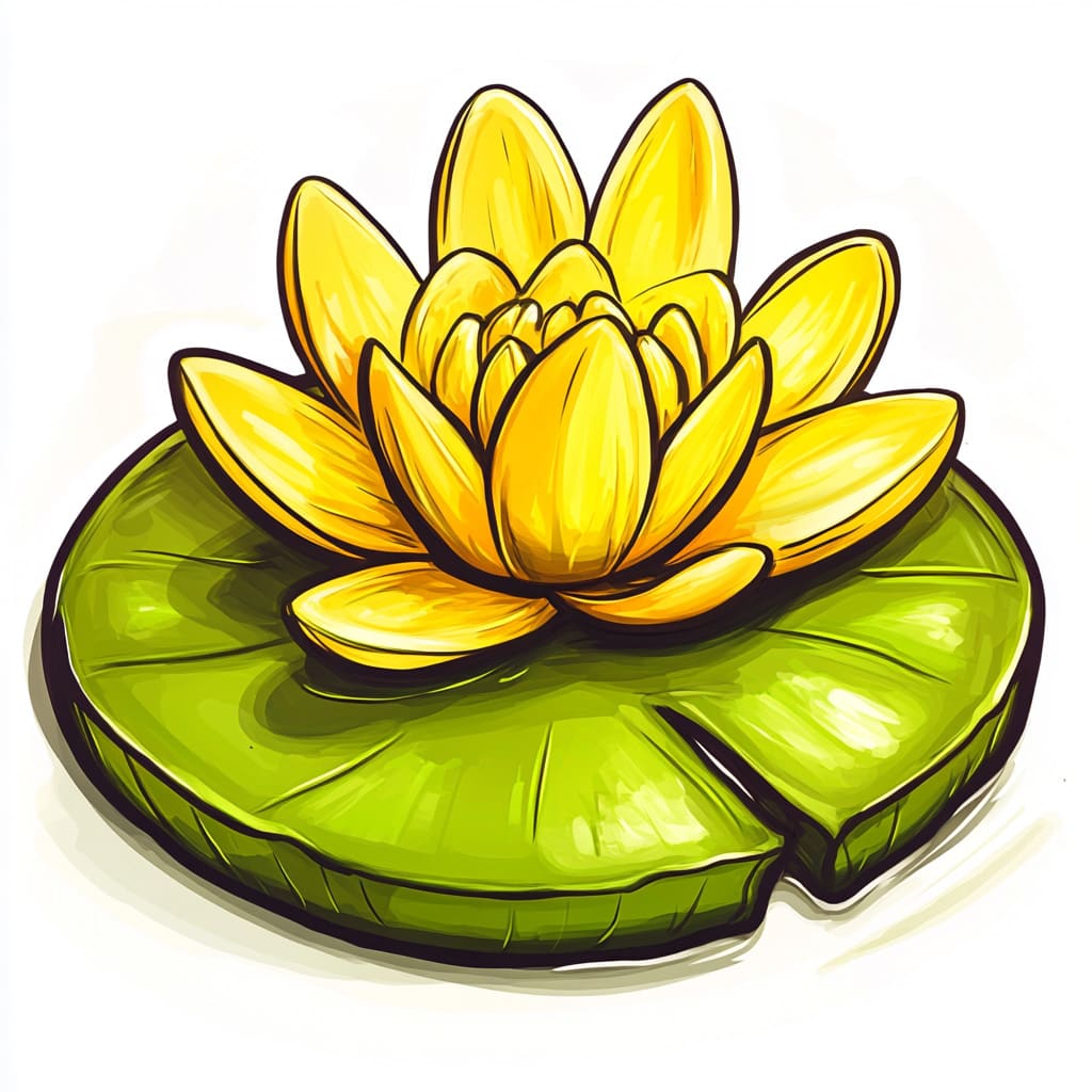 How to Draw a Lily Pad logo
