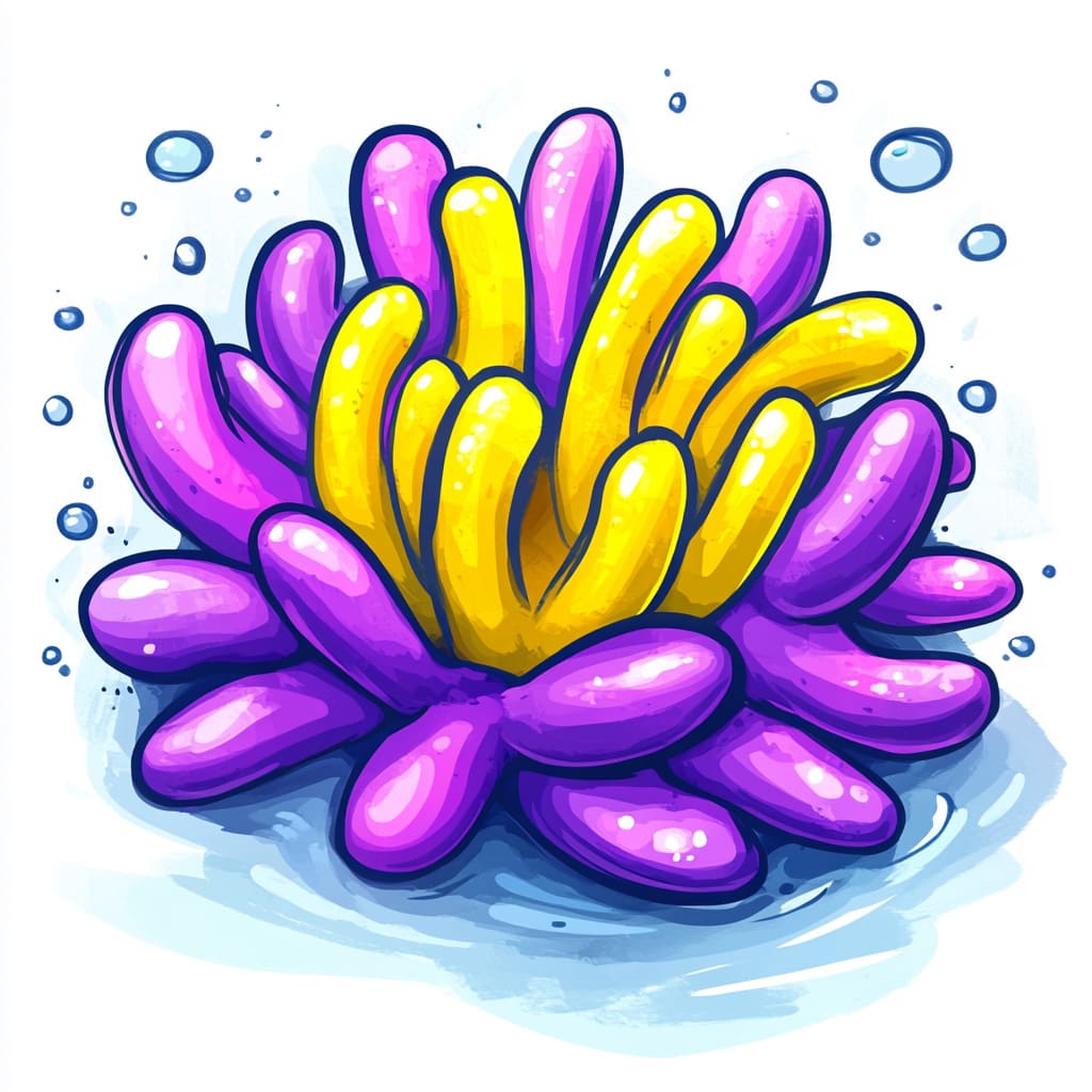 How to Draw a Sea Anemone logo