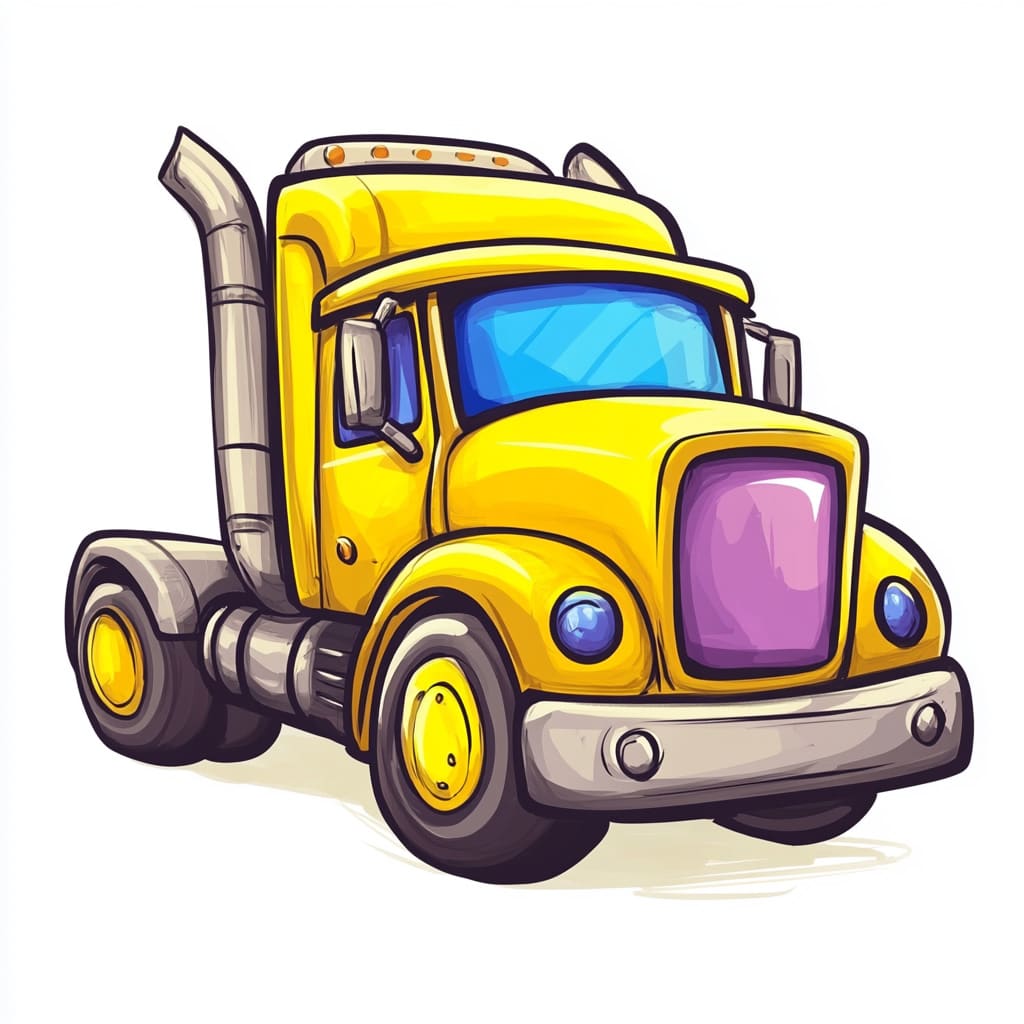 How to Draw a Truck Easy logo