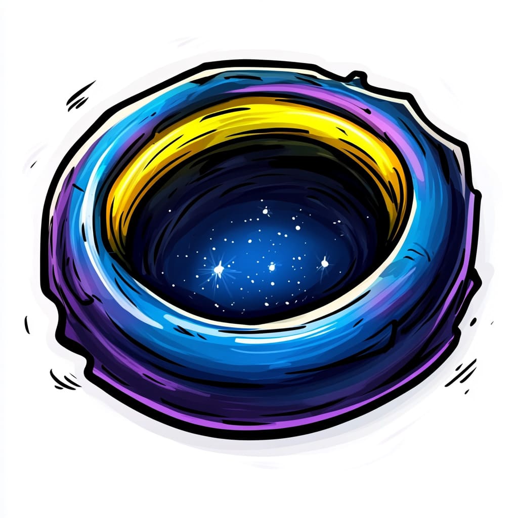 How to Draw a Wormhole logo