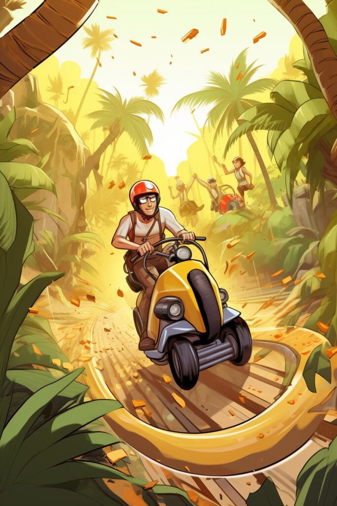 banana peel raceway