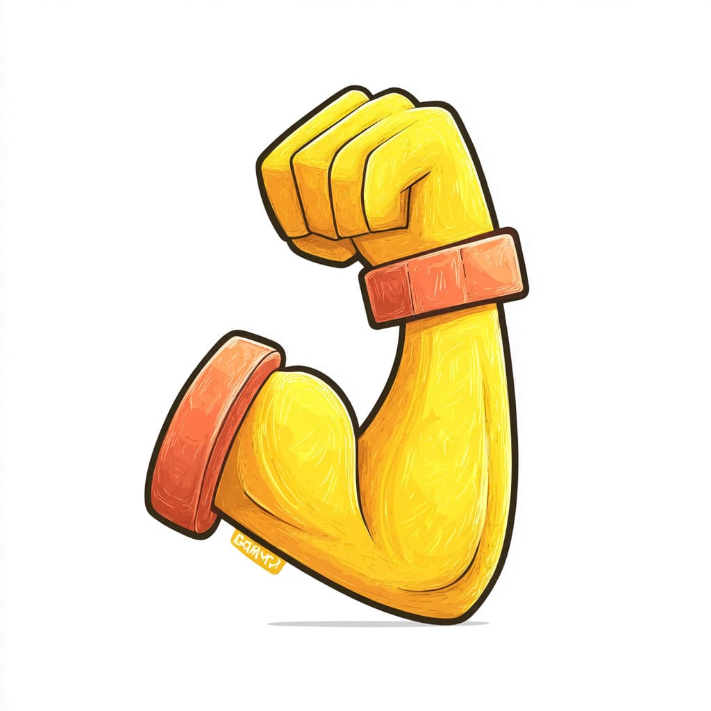 How to Draw an Arm Muscle logo