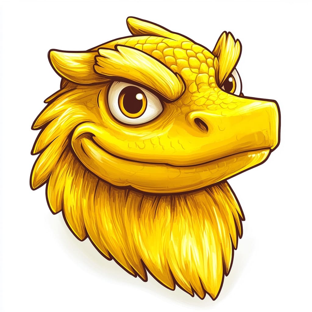 How to Draw a Bearded Dragon logo