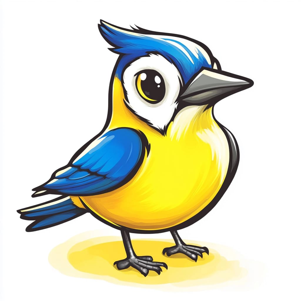 How to Draw a Blue Jay logo