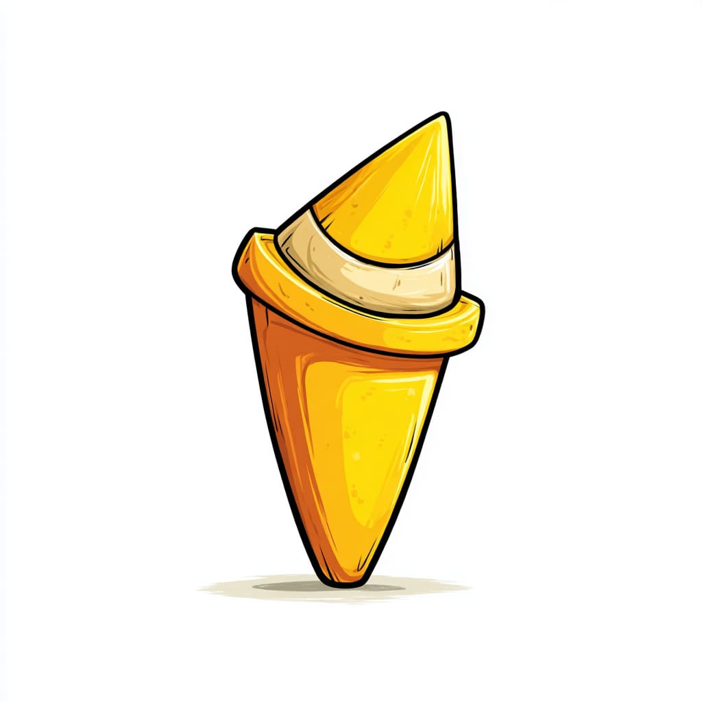 How to Draw a Cone logo