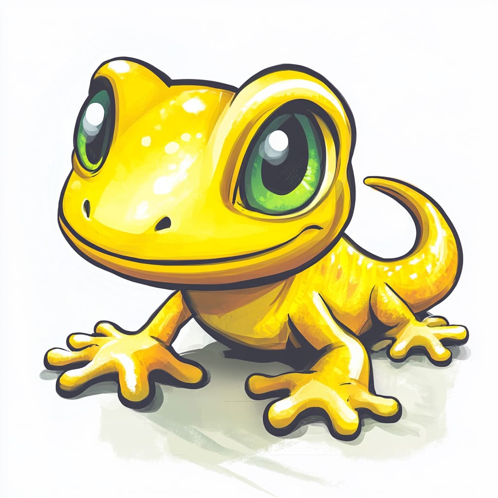 How to Draw a Gecko logo