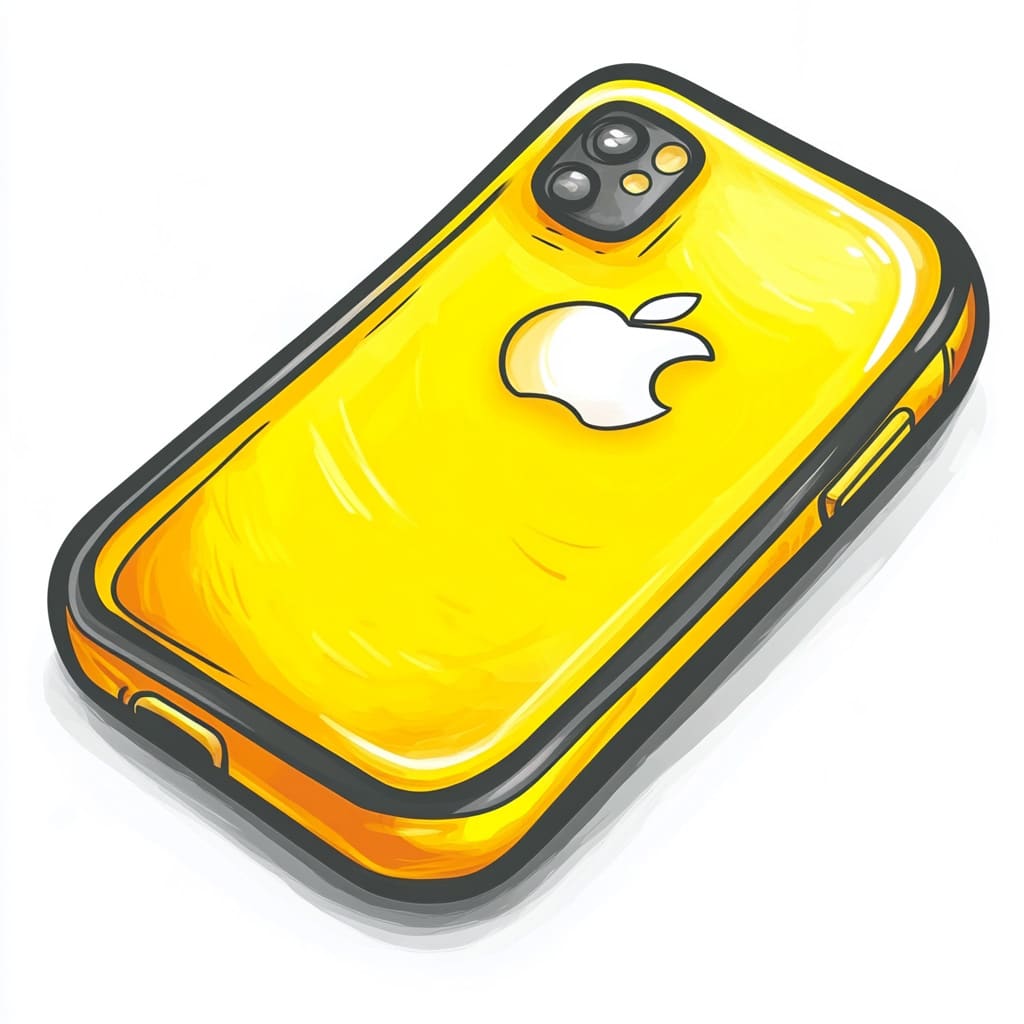 How to Draw an iPhone logo