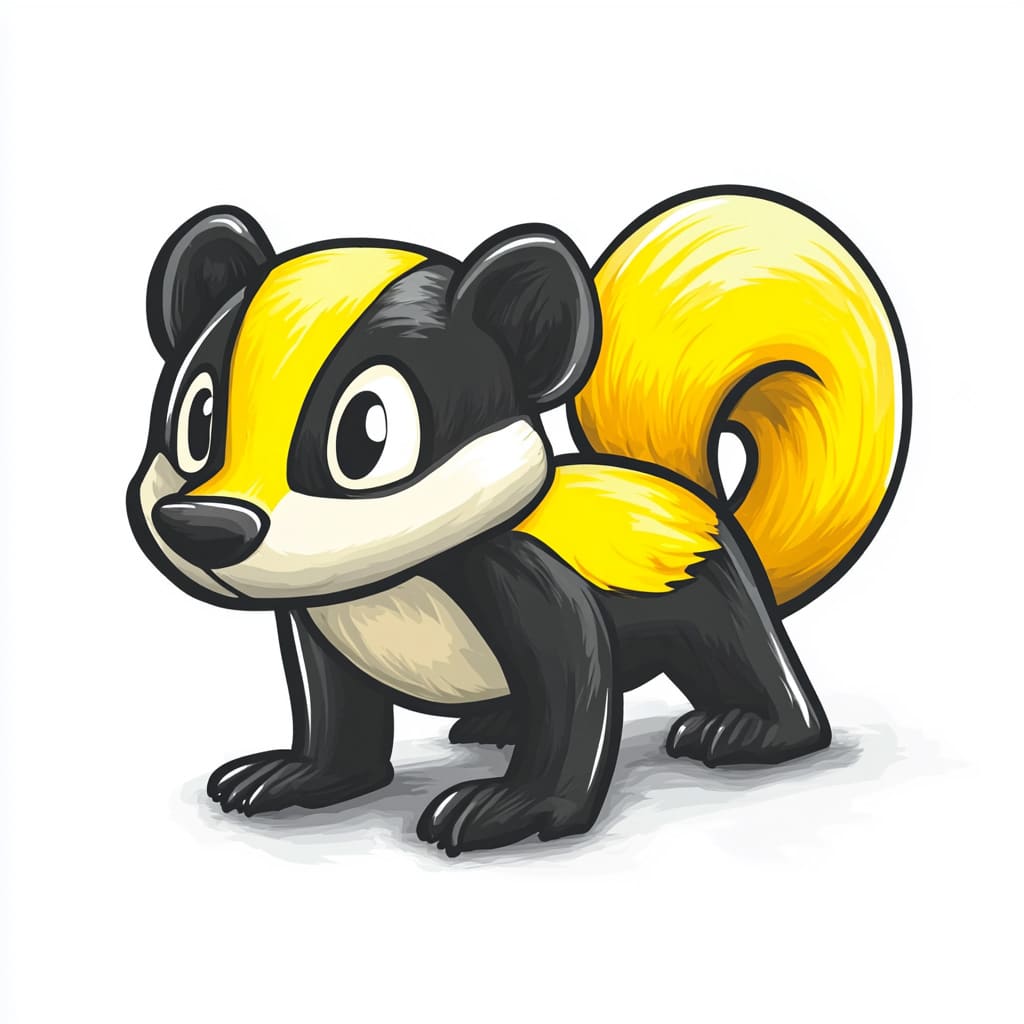 How to Draw a Skunk logo