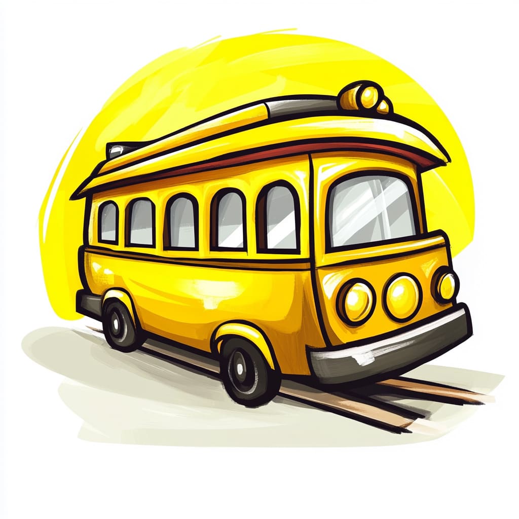How to Draw a Vintage Streetcar logo